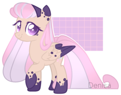 Size: 1600x1260 | Tagged: safe, artist:0akaneharumi0, oc, oc only, oc:rose clouds, pegasus, pony, female, mare, simple background, solo, transparent background, two toned wings