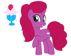Size: 1357x1080 | Tagged: safe, artist:徐詩珮, oc, oc:betty pop, g4, my little pony: the movie, cutie mark, magical lesbian spawn, next generation, offspring, parent:glitter drops, parent:tempest shadow, parents:glittershadow, simple background, transparent background