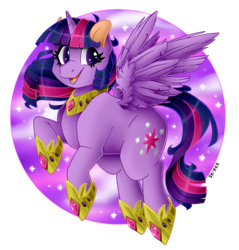 Size: 2793x2921 | Tagged: safe, artist:sk-ree, twilight sparkle, alicorn, pony, g4, cute, female, high res, jewelry, mare, regalia, simple background, smiling, solo, transparent background, twiabetes, twilight sparkle (alicorn), watermark