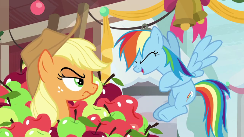 apple jack rainbow dash