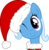 Size: 6069x6183 | Tagged: safe, artist:pink1ejack, trixie, pony, g4, absurd resolution, christmas, christmas ponies, cute, diatrixes, female, hat, holiday, one eye closed, santa hat, simple background, solo, transparent background, vector, wink