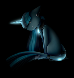 Size: 1397x1460 | Tagged: safe, artist:nekoremilia1, oc, oc only, pony, commission, glowing, solo
