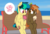 Size: 1206x811 | Tagged: safe, artist:shinodage, part of a set, button mash, oc, oc:apogee, earth pony, pegasus, pony, g4, beach, bench, body freckles, butt freckles, buttonbetes, buttongee, canon x oc, chest freckles, colt, cute, dialogue, duo, ear freckles, female, filly, food, freckles, hat, hip freckles, hoof hold, ice cream, licking, male, misleading thumbnail, open mouth, propeller hat, sitting, tongue out