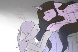 Size: 1024x678 | Tagged: safe, artist:nekoremilia1, oc, oc only, oc:indie, oc:moonlight sonata, pony, couple, reference