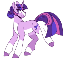 Size: 1366x1233 | Tagged: safe, artist:unicorn-mutual, oc, oc only, oc:cassiopeia crux, pony, unicorn, blaze (coat marking), coat markings, facial markings, female, magical lesbian spawn, mare, offspring, pale belly, parent:starlight glimmer, parent:twilight sparkle, parents:twistarlight, simple background, socks (coat markings), solo, transparent background, white belly