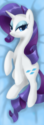 Size: 1024x2882 | Tagged: safe, artist:okapifeathers, rarity, pony, unicorn, g4, body pillow, body pillow design, female, looking at you, mare, smiling, solo