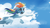 Size: 1920x1080 | Tagged: safe, artist:hierozaki, rainbow dash, pegasus, pony, g4, cloud, female, flying, solo