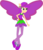 Size: 521x605 | Tagged: safe, artist:selenaede, artist:user15432, applejack, fairy, human, equestria girls, g4, artificial wings, augmented, barely eqg related, base used, brambleberry, clothes, crossover, element of honesty, evil fairy, fairy tale, fairy wings, fairyized, flower, flower in hair, hasbro, hasbro studios, headband, humanized, magic, magic wand, magic wings, ponied up, purple hair, purple wings, shoes, sleeping beauty, solo, winged humanization, wings