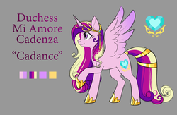 Size: 1150x750 | Tagged: safe, artist:cosmalumi, princess cadance, pony, g4, female, solo