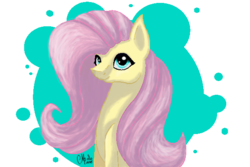 Size: 600x400 | Tagged: safe, artist:shadow-nights, fluttershy, pegasus, pony, g4, female, mare, signature, simple background, smiling, solo, transparent background