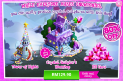 Size: 1035x681 | Tagged: safe, gameloft, g4, my little pony: magic princess, advertisement, costs real money, crack is cheaper, gem, greedloft, it gives gems