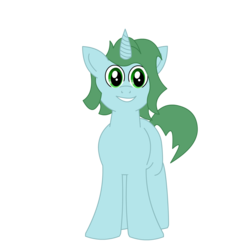 Size: 1600x1600 | Tagged: safe, artist:minus, derpibooru exclusive, oc, oc only, oc:chess piece, pony, unicorn, 2019 community collab, derpibooru community collaboration, looking at you, male, simple background, smiling, solo, transparent background