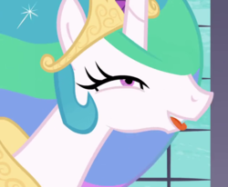 Size: 630x520 | Tagged: safe, screencap, princess celestia, alicorn, pony, a royal problem, g4, ahegao, biting, bueno, context is for the weak, cropped, faic, female, great moments in animation, open mouth, solo, tongue bite