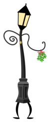 Size: 700x1726 | Tagged: safe, artist:the smiling pony, artist:thelonelampman, the lone lampman, oc, oc only, animate object, lamp, lamppost, mistletoe, simple background, solo, transparent background, vector