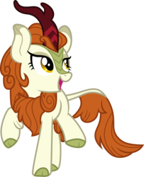 Size: 3000x3703 | Tagged: safe, artist:cloudy glow, autumn blaze, kirin, pony, g4, sounds of silence, female, high res, open mouth, simple background, solo, transparent background, vector