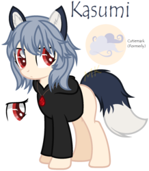 Size: 1432x1640 | Tagged: safe, artist:xxmaikhanhflarexx, oc, oc only, oc:kasumi, earth pony, pony, augmented tail, clothes, female, hoodie, mare, simple background, solo, transparent background