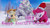 Size: 1920x1080 | Tagged: safe, artist:dashyoshi, applejack, pinkie pie, pony, g4, 3d, christmas, hat, holiday, present, prone, santa hat, snow