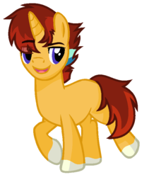 Size: 600x712 | Tagged: safe, artist:sapphireartemis, oc, oc only, oc:sunset lightburst, pony, unicorn, male, offspring, parent:starlight glimmer, parent:sunburst, parents:starburst, simple background, solo, stallion, transparent background