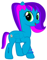 Size: 1304x1664 | Tagged: safe, artist:rainbows2424, oc, oc only, oc:azure acrylic, pony, 2019 community collab, derpibooru community collaboration, cute, needs more saturation, simple background, solo, transparent background