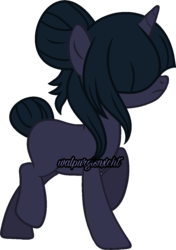 Size: 837x1189 | Tagged: safe, artist:t-aroutachiikun, oc, oc only, oc:moonshadow, pony, unicorn, female, mare, simple background, solo, transparent background