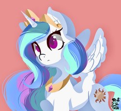 Size: 987x900 | Tagged: safe, artist:tohupo, princess celestia, alicorn, pony, g4, crown, cute, female, jewelry, mare, regalia, simple background, solo, sweet dreams fuel