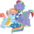 Size: 1280x1276 | Tagged: safe, artist:bezziie, bow hothoof, rainbow dash, windy whistles, pegasus, pony, g4, alternate design, backwards cutie mark, clothes, female, group hug, hug, male, mare, rainbow dash's parents, simple background, stallion, transparent background, uniform, wonderbolts uniform