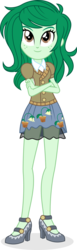 Size: 2130x6895 | Tagged: safe, artist:punzil504, wallflower blush, equestria girls, g4, my little pony equestria girls: better together, alternate clothes, clothes, clothes swap, crossed arms, cute, female, freckles, high heels, legs, mary janes, miniskirt, shoes, simple background, skirt, smiling, solo, transparent background