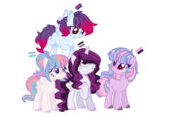 Size: 2288x1512 | Tagged: dead source, safe, artist:moon-rose-rosie, oc, oc only, pegasus, pony, unicorn, female, mare, simple background, transparent background