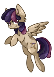 Size: 1024x1448 | Tagged: safe, artist:sk-ree, oc, oc only, oc:ana strongbow, pegasus, pony, deviantart watermark, female, mare, obtrusive watermark, simple background, solo, transparent background, watermark