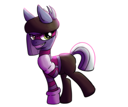 Size: 3234x2723 | Tagged: safe, alternate version, artist:tkitten16, limestone pie, earth pony, pony, g4, clothes, crossover, evil smile, female, gloves, grin, hat, high res, mario and luigi, pants, popple, simple background, smiling, solo, super mario bros., transparent background