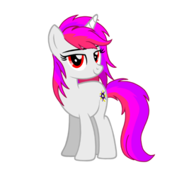 Size: 1200x1200 | Tagged: artist needed, safe, oc, oc only, pony, unicorn, 2019 community collab, derpibooru community collaboration, female, mare, red eyes, simple background, solo, transparent background