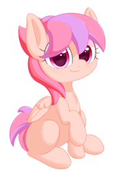 Size: 1083x1563 | Tagged: artist needed, source needed, safe, oc, oc only, pegasus, pony, 2019 community collab, derpibooru community collaboration, female, filly, simple background, sitting, solo, transparent background