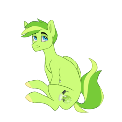 Size: 2000x2000 | Tagged: safe, artist:aqueen, derpibooru exclusive, oc, oc only, oc:lime zest, pegasus, pony, 2019 community collab, derpibooru community collaboration, high res, male, simple background, sitting, solo, transparent background