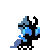 Size: 240x240 | Tagged: safe, artist:dinexistente, changeling, animated, cute, cuteling, dancing, gif, pixel art, simple background, solo, transparent background