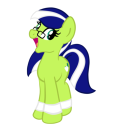 Size: 2100x2100 | Tagged: safe, artist:sjart117, derpibooru exclusive, oc, oc only, oc:miles bright, earth pony, pony, 2019 community collab, derpibooru community collaboration, female, glasses, high res, looking at you, mare, simple background, smiling, solo, transparent background
