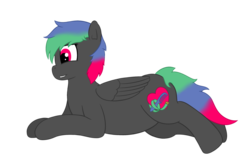 Size: 2378x1520 | Tagged: safe, artist:cogsfixmore, derpibooru exclusive, oc, oc only, oc:paintheart, pegasus, pony, 2019 community collab, derpibooru community collaboration, simple background, solo, transparent background, wings
