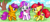 Size: 1280x563 | Tagged: safe, artist:raystarkitty, apple bloom, scootaloo, sweetie belle, earth pony, pegasus, pony, unicorn, g4, adorabloom, apple tree, cloud, cute, cutealoo, cutie mark crusaders, diasweetes, eye clipping through hair, female, filly, gritted teeth, kidcore, looking at each other, looking at someone, neck fluff, open mouth, open smile, raised hoof, scene interpretation, smiling, spread wings, teeth, the cmc's cutie marks, tree, trio, wings