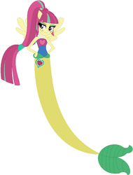 Size: 645x848 | Tagged: safe, artist:firestarartist, artist:selenaede, artist:user15432, sour sweet, mermaid, equestria girls, g4, base used, clothes, crystal prep shadowbolts, cutie mark on human, fins, jewelry, mermaid tail, mermaidized, necklace, pearl necklace, pegasus wings, ponied up, pony ears, solo, species swap, winged humanization, wings