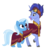 Size: 785x821 | Tagged: safe, edit, editor:proto29, hoo'far, trixie, pony, unicorn, g4, female, horn, male, ship:trixfar, shipping, simple background, stallion, straight, white background