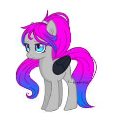 Size: 551x547 | Tagged: safe, artist:fioweress, oc, oc only, oc:velena, pegasus, pony, colored wings, female, magical lesbian spawn, mare, offspring, parents:oc x oc, simple background, solo, transparent background