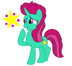 Size: 1188x1080 | Tagged: safe, artist:徐詩珮, oc, oc:feriy rouy, pony, unicorn, g4, my little pony: the movie, cutie mark, magical lesbian spawn, next generation, offspring, parent:glitter drops, parent:tempest shadow, parents:glittershadow, simple background, transparent background