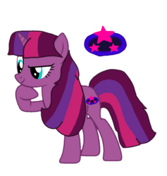 Size: 1025x1080 | Tagged: safe, artist:徐詩珮, oc, oc:eany sparkle, pony, unicorn, g4, my little pony: the movie, cutie mark, magical lesbian spawn, next generation, offspring, parent:tempest shadow, parent:twilight sparkle, parents:tempestlight, simple background, transparent background