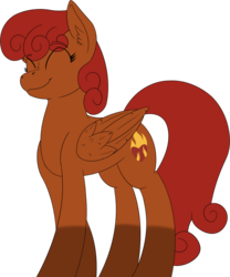 Size: 1740x2094 | Tagged: safe, artist:wcnimbus, oc, oc only, oc:firefly, pegasus, pony, cutie mark, female, mare, simple background, smiling, transparent background