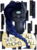 Size: 1024x1397 | Tagged: safe, artist:blocksy-art, oc, oc only, oc:oculus noctis, pony, abstract background, braid, bust, eyes closed, female, mare, not nightmare moon, portrait, solo, third eye