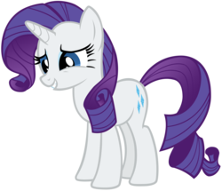 Size: 5481x4703 | Tagged: safe, artist:andoanimalia, rarity, pony, unicorn, g4, sisterhooves social, absurd resolution, female, mare, simple background, smiling, solo, transparent background, vector