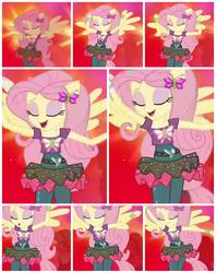 Size: 3159x3982 | Tagged: safe, fluttershy, equestria girls, equestria girls specials, g4, my little pony equestria girls: dance magic, clothes, collage, dancing, high res, tutu, wings