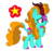 Size: 1154x1080 | Tagged: safe, artist:徐詩珮, oc, oc:autumn flower, hybrid, kirin, g4, my little pony: the movie, sounds of silence, cutie mark, kirin hybrid, magical lesbian spawn, next generation, offspring, parent:autumn blaze, parent:glitter drops, parents:glitterblaze, simple background, transparent background