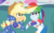 Size: 1047x639 | Tagged: safe, artist:feathers-ruffled, applejack, rainbow dash, equestria girls, g4, my little pony equestria girls: rainbow rocks, clothes, controller, female, onesie, pajamas, scene interpretation