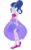 Size: 1350x2180 | Tagged: safe, artist:ilaria122, oc, oc only, oc:velvet star, equestria girls, g4, alternate hairstyle, bare shoulders, bracelet, clothes, crystal gala, crystal gala dress, dress, female, jewelry, necklace, next generation, offspring, parent:flash sentry, parent:twilight sparkle, parents:flashlight, ponytail, shoes, simple background, sleeveless, solo, transparent background