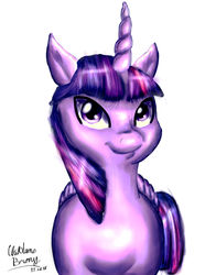 Size: 1280x1632 | Tagged: safe, artist:chiptunebrony, twilight sparkle, alicorn, pony, g4, date, looking at you, signature, smiling, twilight sparkle (alicorn), wings
